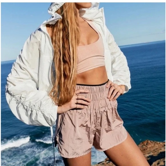 Free People Movement High Waisted Shorts size XS Pink - Picture 2 of 7